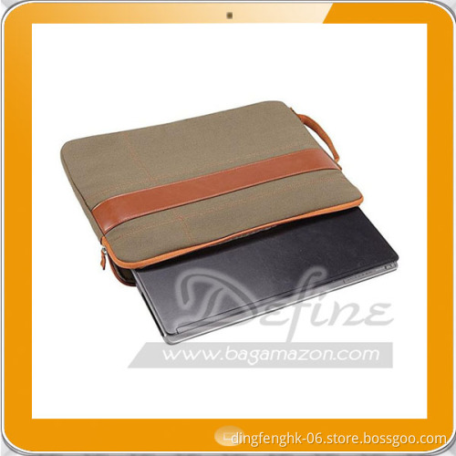 Unisex Laptop Protection Canvas Sleeve
